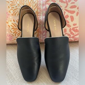 ALL BLACK Slip-On Black Loafers. Women's Size: EU 37; U.S. 6.5.